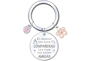 YJYJZX Regalos Colegas Llaveros Regalos Para Amigas Regalos Despedida Regalos Empresa Navidad Regalo Compañera Trabajo Regalo Despedida Compañero Llavero Regalos Colegas Amigos Personalizado
