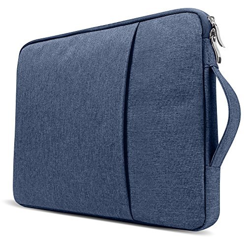 GMYLE Wasserabweisende Laptophülle von 13-13,3 Zoll mit Griff für Macbook Air Pro Retina und andere Laptops und Notebooks (Dell HP ASUS Lenovo Acer) - Jeansblau Tasche weich Tragetasche Schutzhülle
