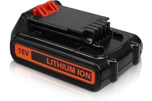 FUNBATT FUNMALL Batería de Repuesto 3000mAh para Black Decker 18V 3.0Ah Batería BL2018 LBXR20 LBXR2020-OPE LB20 LBX20 BL2018-XJ 194205-3 194309-1 194204-5 196399-0 196673-6 LXT-400