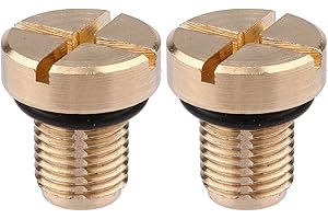 ULTECHNOVO 2pcs Coolant Expansion Tank Bleeder Screw Drain Screw Radiator Expansion Tank Engine Coolant Air Bleeder Valve Radiator Bleed Car Part Car Accessory for E36 E46