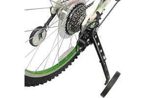 BLOHDI Stabilizzatore universale per ruote junior, ruota di allenamento per bici per bambini Assistente stabilizzatore di bilanciamento della bicicletta in acciaio per bici da 16-18-20-22-24 pollici,