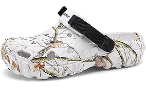 SECHRITE Men's Clogs Athletic Sports Outdoor Sandals Water Beach Shoes Slippers Sandals Lightweight Comfortable Breathable with Adjustable Back Strap - River Edge