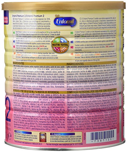 Enfamil Premium 2 Leche de Continuacion para Lactantes de 6 a 12 Meses 800 g reviews Enfamil Premium 2 Leche de Continuacion para Lactantes de 6 a 12 Meses 800 g