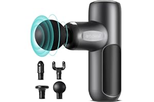 arboleaf Pistola Massaggio Muscolare Mini, Professionale Massaggiante Profondo Tessuto a 3200 giri al Minuto con 5 Velocità, Ricarica con Tipo-C per il Rilassamento dei Muscoli