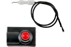 Yetaha Propane Electronic Pulse Gas Igniter Assembly with 400mm Electrode Ignition Cable Wire for Outdoor Gas Patio Heater Grill Stove, 15.75"