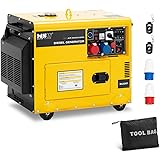 MSW MSW-AVR 6000S EURO5 Gruppo elettrogeno diesel - 6000 W - 16 L - 240/400 V - Mobile - AVR - Euro 5
