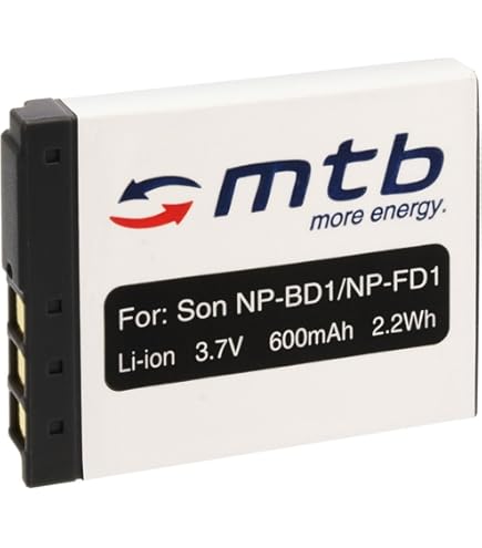 Norifon Cargador De Pared NP-BD1 Para Sony Cyber-Shot DSC-P100, DSC-P120, DSC-P150, DSC-P200, DSC-T5, DSC-T50, DSC-T500, DSC-T70, DSC-T700, DSC-T75, DSC-T77, DSC-T9, DSC-T90 Y Más Con Plegable Enchufe