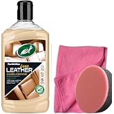 Turtle Wax Deri Temizleyici ve Besleyici Krem 500 ml, Mikrofiber Bez, Cila S&uuml;nger