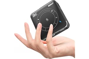 QIAOLET Mini Projecteur Portable,Pico Videoprojecteur DLP avec WiFi 5G et Bluetooth,Android OS 9.0,Rechargeable Vidéoprojecteur Compatible avec Smartphone, Iphone,Ordinateur,USB/HDMI-in,2+16GB