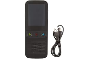 CICIGLOW Dispositif de Traduction de Langue, T10 Pro 137 Langues Traducteur Vocal en Temps Réel Traducteur Intelligent Bidirectionnel pour Voyage WiFi et Traduction Hors Ligne(Le Noir)