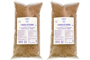 NUT&ME Lievito alimentare in scaglie 1 kg | Lievito nutrizionale | Ricco di proteine e vitamine del gruppo B | Senza glutine | Vegano | Low carb | Pack 2 x 500gr