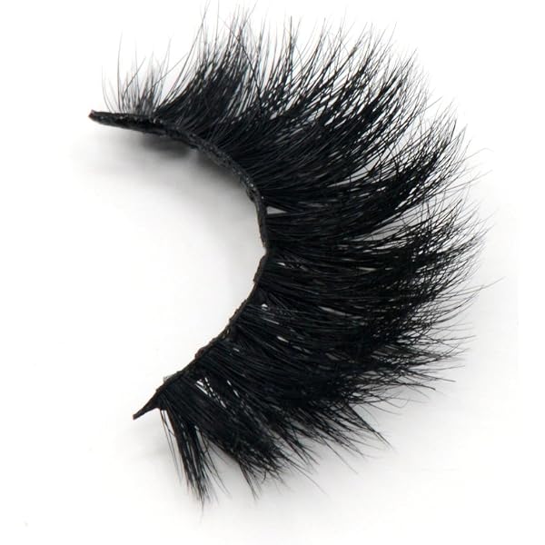 5 Paar 3D Kreuz Falsche Wimpern – Dick, Weich, Schwarz, 1-1,5 Cm Lang