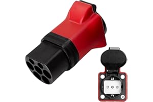 JULIK Tipo 2 a Schuko Adaptador 16A Tipo2 EV Cargador o EV Cable o Carga Estación a Schuko Adapter