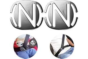 COMBLU 2 Pack Auto Sicherheitsgurt-Clips, Auto Sicherheitsgurt Einstell-Clips, Metall Auto Sicherheitsgurt Verriegelung Clip Sicherheitsgurt Schulterstopper Schnalle zum Entspannen Schulter Nacken