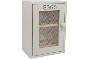 apollo THE HOUSEWARES BRAND 4936 Egg cabinet GREY, Wood, 12 x 18 x 25 cm
