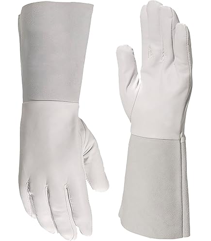 Weldas Softouch TIG-Schweißerhandschuhe – Weiche Ziegenleder-Handschuhe Größe 9 (L) Für Präzises Schweißen