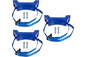 SOLUSTRE Gasflaschenhalterung Wandhalterung Für Kohlendioxid- Und Stickstoffzylinder Propanbehälter 3Er Set Kunststoffständer Sicherer Halter Für Gasflaschen in Industrie Und Gewerbe