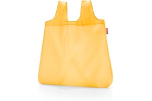 Reisenthel mini maxi shopper pocket torba na zakupy, poliester, banana cream, 43,5 x 60 x 7 cm