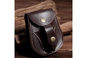 Winomo, fondina in similpelle per fionda e sfere d'acciaio, per sport all'aria aperta, colore marrone