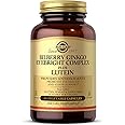 Solgar Bilberry Ginkgo Eyebright Complex Plus Lutein 60 Vegetable Capsules
