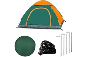 Lifemaison Camping Tent Automatic 3-4 Man Person Instant Tent Pop Up Dome Tent,4 Seasons Waterproof & Windproof Camping Tent,Double Layers,Easy Setup Lightweight Backpacking Tents for Hiking Fishing