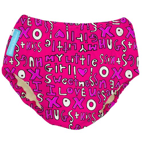 Charlie Banana 2-in-1 Cutie Swim Diaper and Training Pants, Small