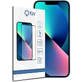 KZY İletişim Apple iPhone 13 ile uyumlu Tam Kaplayan Temperli Ekran Koruyucu Cam