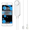 WiFi Water Leak / Water Level 2 In 1 Detector, Smart Water Sensor Alarms, Detached 2 M Dual Detection Line, Left and Right Dual Alarms, Remote App Monitoring, Dual Alerts, AAA Battery Powered