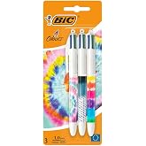 BIC 4 Colour Decor Lines T&uuml;kenmez Kalem 3'l&uuml; Blister, D&ouml;rt Renk Tek Kalemde (Siyah,Mavi, Kırmızı, Yeşil)