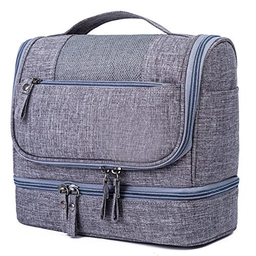 Preisvergleich Produktbild Irahdbowen Kulturbeutel Reise Frosted Wash Bag Water-Proof Aufbewahrungstasche 600D Cationic Oxford Stoff Make-up-Beutel Männer Frauen Bad Taschen Geschäftsreise Portable Aufbewahrungstasche