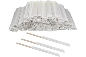 VARIOUS Palette da caffè e tè in legno da 11 cm. Bastoncini da caffè e bevande calde usa e getta, palette compostabili e biodegradabili, bastoncini per creazioni artigianali (110 x 5 mm, 500 pezzi)