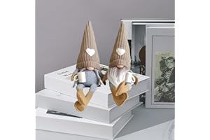 Lotvic 2 Pezzi Caffè Gnome Peluche Bambola, Coffee Gonks Peluche Doll Decor, Regali da Cucina, per Cafe Kitchen Home Office Decorazioni
