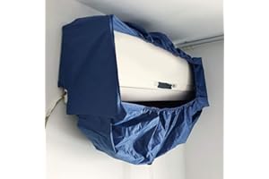 BYERZ Couverture de climatisation, housse de nettoyage de l'air conditionné anti-poussière en tissu Oxford pour hôtel pour magasins