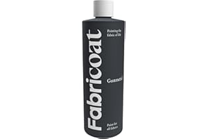 Pintura para telas Fabricoat - Restaura o cambia el color de cualquier tela - Pinta directamente sobre la tela - Transforma cualquier cosa - Sofás, pantallas de lámparas (500 ml, bronce de cañón)