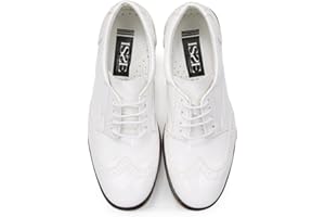 SIRRI Scarpe Eleganti da Ragazzo in Finta Pelle Verniciata Brogue con Lacci