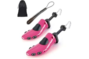 CuteHome Pair of Men Women Shoe Stretcher, Two-Way Adjustable Shoe Widener Expander to Stretch,Expands Length and Width of shoe