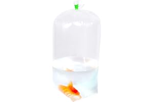 5”L x 4”B x 16”H ALFA Fishery Bags Flat bottom Leak Proof Clear Plastic Fish Bags for Tropical & Marine Fish Transport 225 Gauge (10)