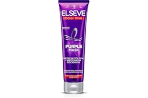 L'Oréal Paris Elseve Color-Vive Purple maska do włosów farbowanych blond, siwych i z pasemkami, chroni kolor i nawilża, 150 ml