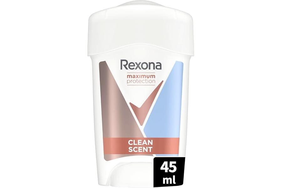 REXONA - Déodorant Femme Clean Scent - Stick Anti-transpirant - 3x plus efficace contre la transpiration - Protection 96h - 4
