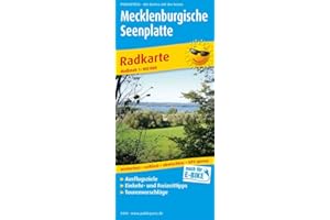 Mecklenburgische Seenplatte: Radkarte mit Ausflugszielen, Einkehr- & Freizeittipps, wetterfest, reissfest, abwischbar, GPS-genau. 1:100000 (Radkarte / RK)