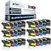 Produktbild 30x kompatible Tintenpatronen für Brother LC121 LC123 MFC J245 MFC J4310 DW MFC J4410 DW MFC J4510 DW MFC J4610 DW MFC J4710 DW MFC J6520 DW MFC J6720 DW - Sparpack - Eco Office Serie