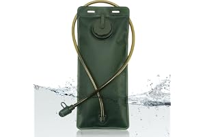Linist 3L Foldable Hydration Bladder with Straw – BPA Free Leakproof Water Bladder, Durable EVA Hydration Bag Reservoir with Large Opening, Easy Refill & Carry for Cycling, Hiking, Camping, Trekking