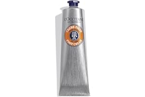 L'OCCITANE Shea Butter Foot Cream 150ml, Moisturising Foot Lotion for Dry, Cracked Feet, Vegan and Clean Luxury Skincare for All Skin Types