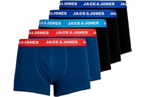 JACK & JONES JACK&JONES 5-Pack Basic Trunks Briefs Logo Print JACLEE
