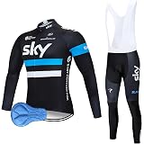 XM Abbigliamento Ciclismo Set Manica Lunga Completo da Ciclismo per Uomo  con Imbottiti Silicone 3D ad Antivento asciugatura per MTB Ciclista Corsa  All'aperto : Amazon.it: Abbigliamento