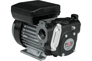 PIUSI Elettropompa per Gasolio, Portata 56 l/min, Alimentazione 230V/50Hz, Ciclo Continuo, Connessione 1" BSP, Valvola Bypass integrata | Panther 56 F00730000