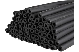 EONME Matériau D' Isolation des Tuyaux, Tube D'isolation 9-20mm Épaisseur, Anti Vieillissement, 1.7m-1.8m Manchon D'isolation pour Tuyaux en Caoutchouc Tuyau (Taille : 25MM*9MM/1.7M)
