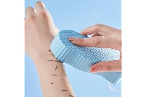 OWSEN Ultra Soft Bath Body Shower Sponge - Super Soft Exfoliating Bath Sponge,Spa Scrub Exfoliator Dead Skin Remove,Sponge Bath Sponge for Adults Children and Pregnant Women (Blue)