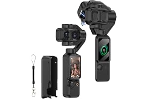Magnetiskt skyddsfodral för DJI Osmo Pocket 4P, Gimbal skärmskyddsfodral, hårt skal repfri kameralinsskydd med handledsrem, S