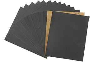 STEBRUAM Carta Abrasiva 15 Pezzi,230x280mm Vetrata,Grane 2000 Grinta,Sandpaper Vetro Impermeabile Levigatura a Secco e Umido